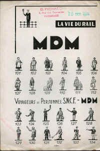 Couverture catalogue MDM HO de 1958