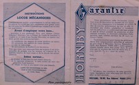 Instructions locomotives mecaniques 1938